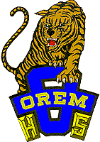 Orem High Golden Tiger Mascot